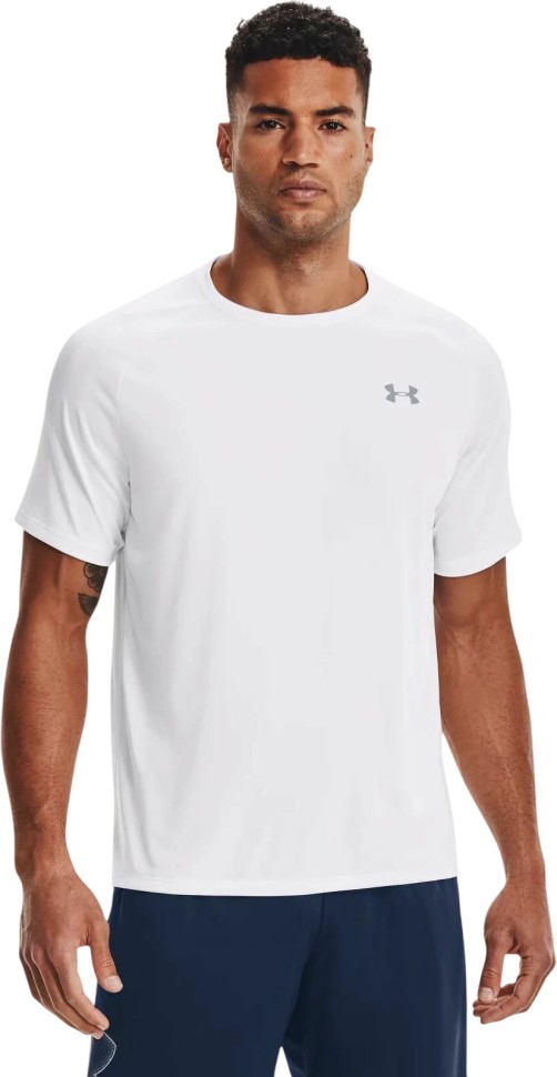 Футболка Under Armour UA Tech SS Tee White / / Overcast Gray 1326413-100